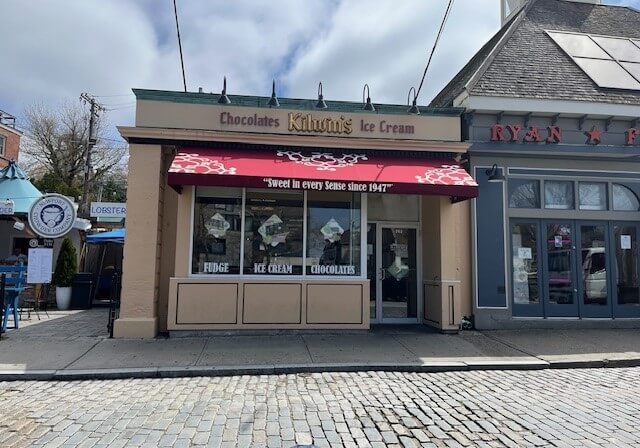 Kilwin's ice cream and chocolate shop exterior